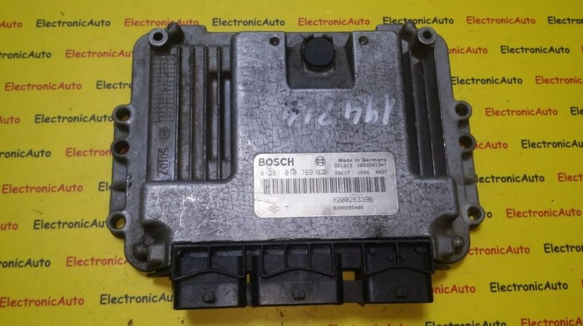 ECU Calculator motor Renault Megane 1.9DCI 0281010769, 8200263396