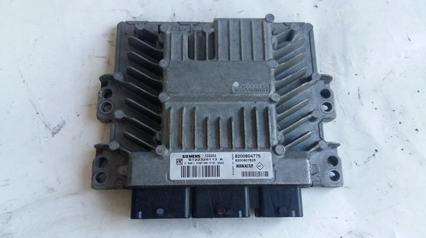 Ecu calculator motor renault megane scenic 2 2003-2009 1.5 dci 8200804775 s122326113a sid301