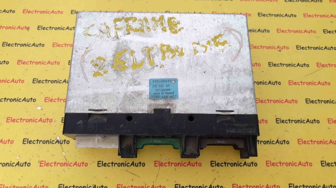 ECU Calculator Motor Renault Safrane, 7700811457, 09940049900