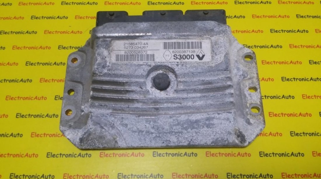 ECU Calculator Motor Renault Scenic 1.6, 8200387138, 8200528372, 215854704A