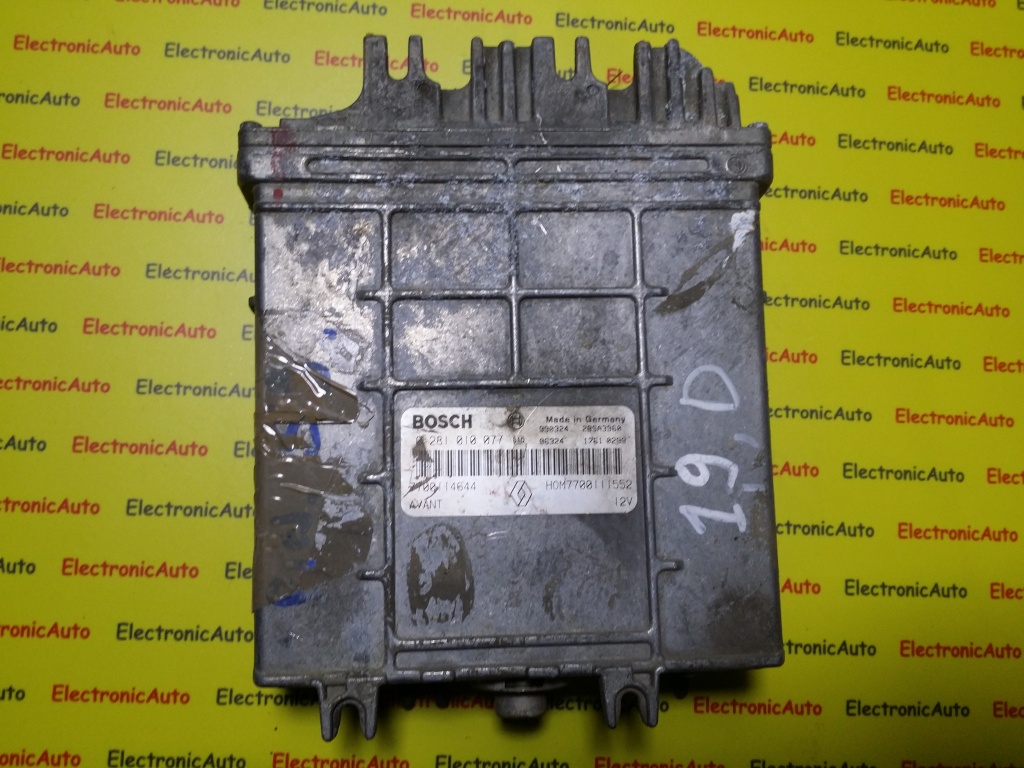 ECU Calculator motor Renault Scenic 1.9DTI HOM7700111552 0281010077