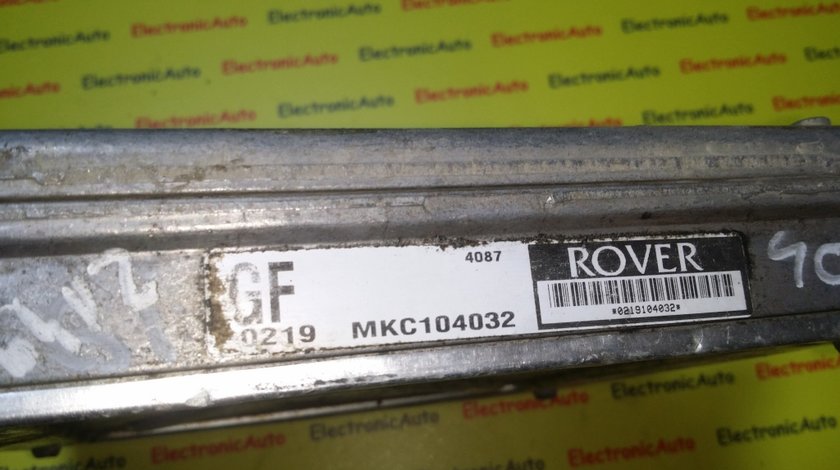 ECU Calculator motor Rover 400 1.6 MKC104032