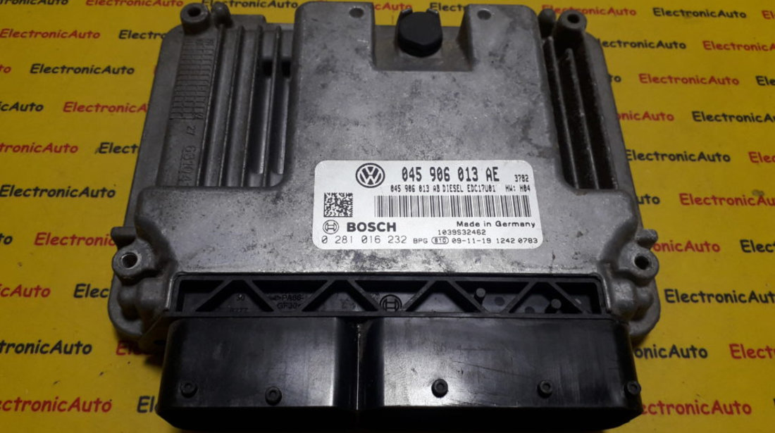 ECU Calculator motor Seat Ibiza CBZ 2.0 045906013AE, 0281016232