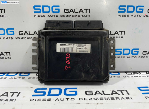 ECU Calculator Motor Siemens Renault Clio 2 Symbol 1.6 Benzina 1998 - 2012 Cod 8200059086 8200044437...