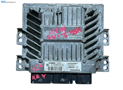 ECU Calculator Motor Siemens Renault Scenic 2 1.5 dCi 2003 - 2009 Cod 820056586 8200592611 [LR0073] ...