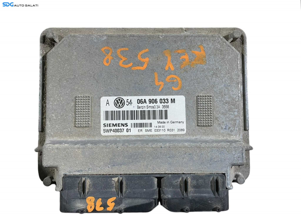 ECU Calculator Motor Siemens Volkswagen Golf 4 1.6 Benzina 1998 - 2005 Cod 06A906033M [LR0146] [LR0147]