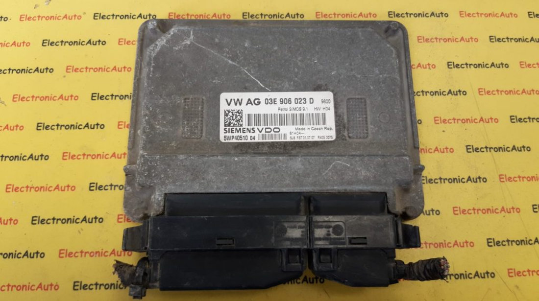 ECU Calculator motor Skoda Fabia 03E906023D 5WP4051004