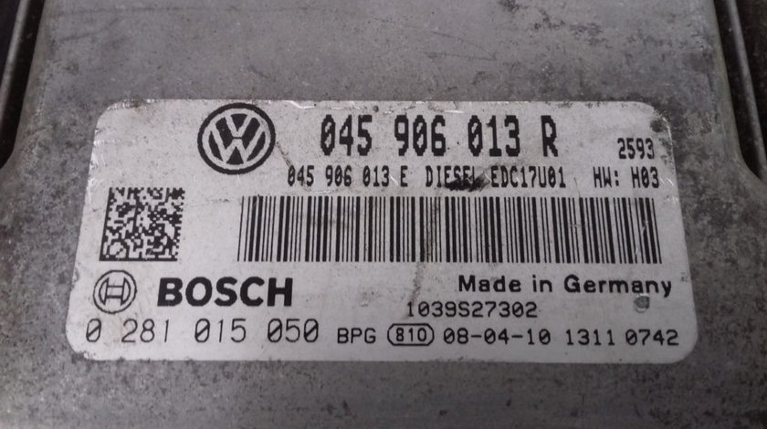 ECU Calculator Motor Skoda Fabia 1.4 TDI, 0281015050, 045906013R