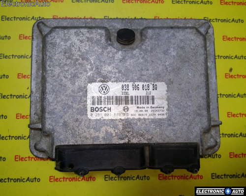 ECU Calculator Motor Skoda Octavia 1.9 tdi, 0281001849, 038906018BQ