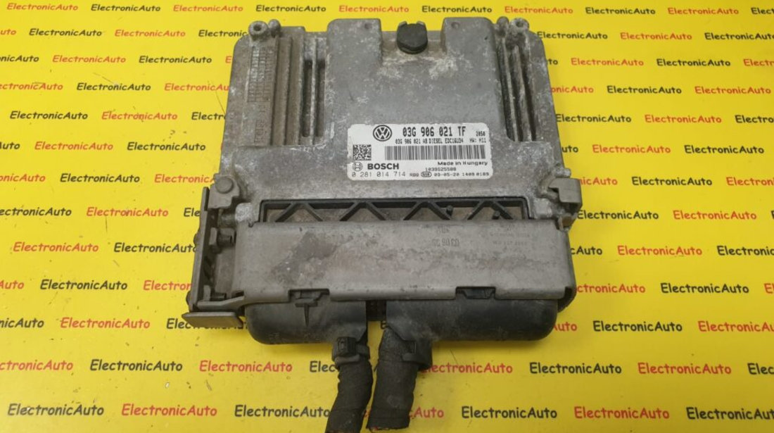 ECU Calculator Motor Skoda Octavia 2.0 TDi, 0281014714, 03G906021TF, EDC16U34