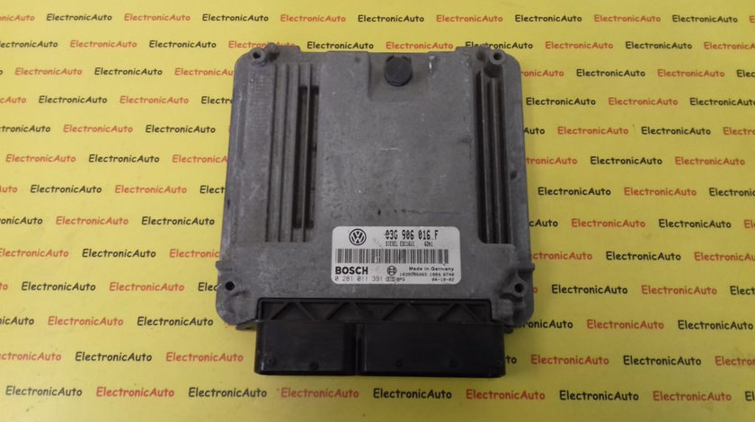 ECU Calculator Motor Skoda Octavia 2.0TDI, 0281011391, 03G906016F