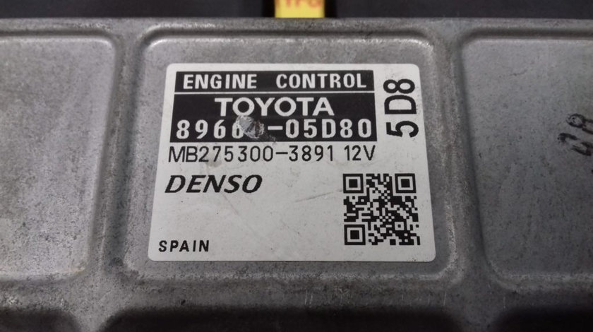 ECU Calculator Motor Toyota Avensis 1.8, 8966105D80, MB2753003891