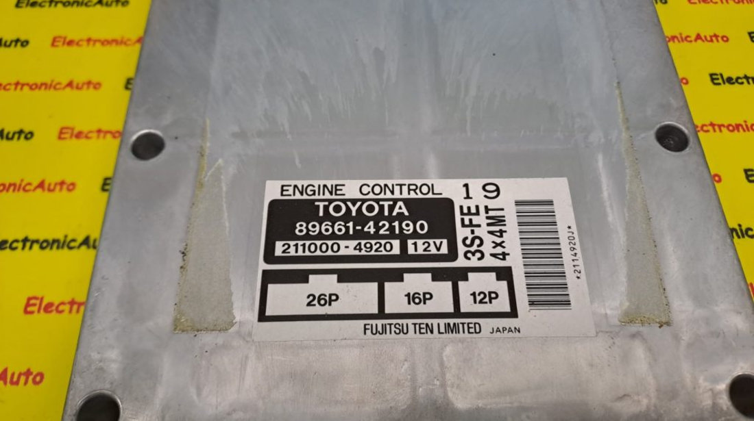 ECU Calculator motor Toyota Rav 4 2.0 8966142190, 2110004920