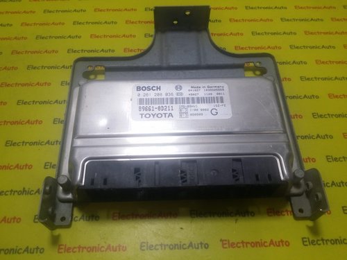 ECU Calculator motor Toyota Yaris 0261208036, 89661-0D211