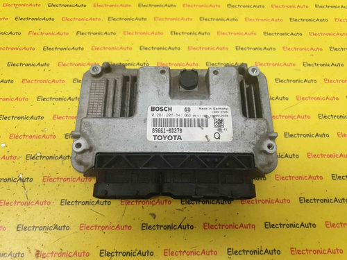 ECU Calculator Motor Toyota Yaris 1.0i, 0261208841, 89661-0D270