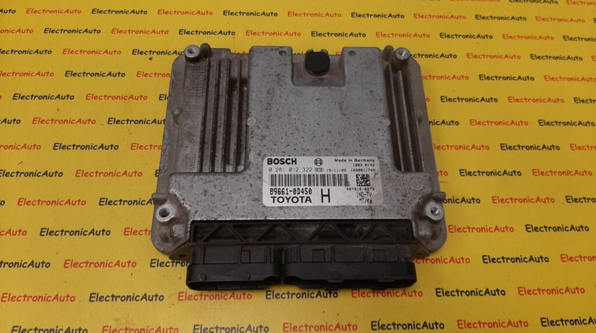 ECU Calculator motor Toyota Yaris 1.4D4D 896610D450, 0281012322