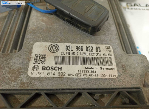 ECU Calculator Motor Volkswagen Audi Skoda Seat Cod 03L906022DB 0281014692 [L2195.1]