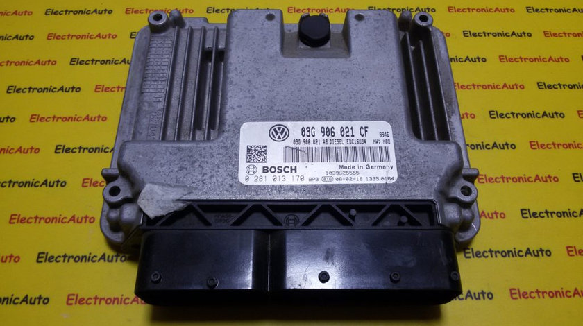 ECU Calculator motor VW Eos 2.0TDI 0281013170, 03G906021CF