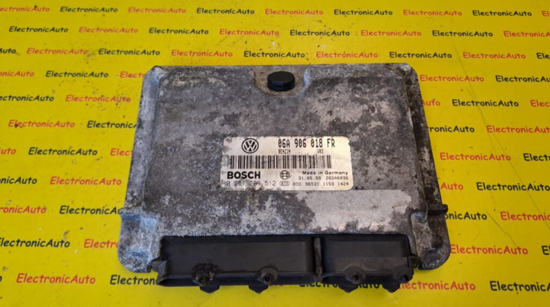 ECU Calculator motor VW Golf 4, 06A906018FR, 0261206512,