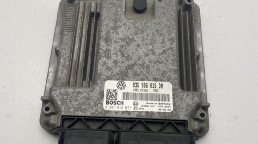 ECU Calculator motor vw GOLF 5, 03G906016DN, 0281012077,