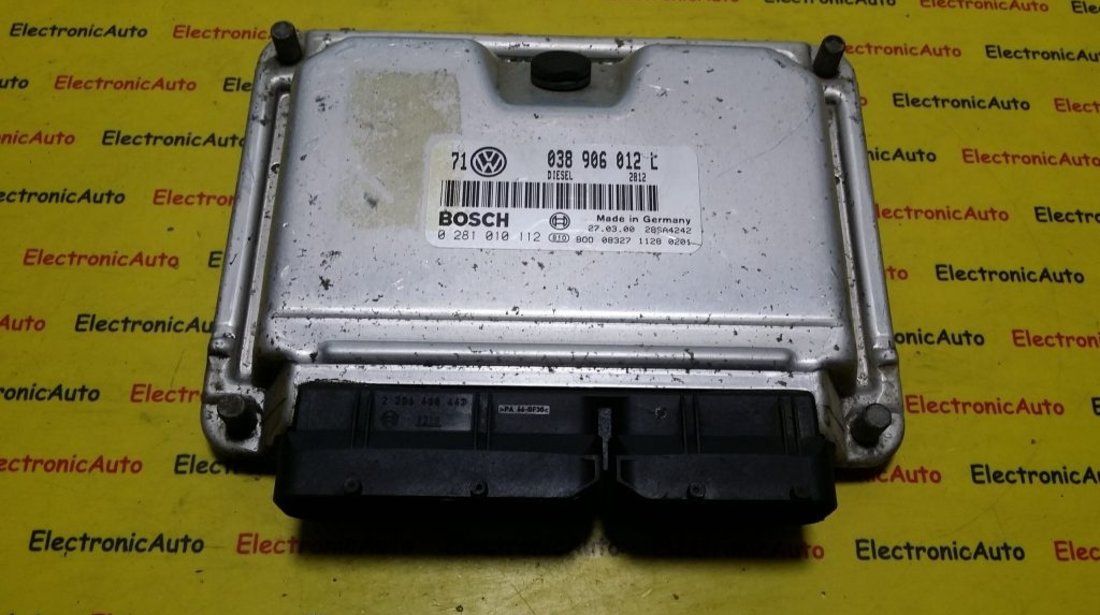 ECU Calculator Motor VW Golf4 1.9 tdi, 0281010112, 038906012L