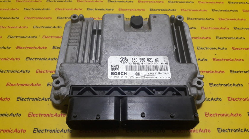 ECU Calculator motor VW Golf5 2.0TDI 0281013685, 03G906021HC