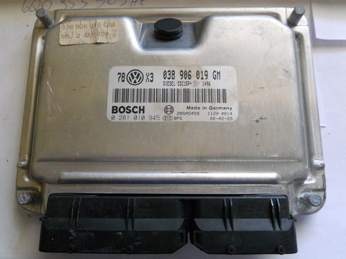 ECU Calculator motor VW Passat, 038906019GM, 0281010945,