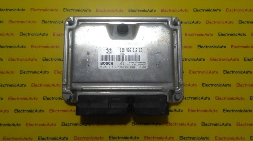 ECU Calculator motor VW Passat 1.9 tdi 0281010217, 038906019CE