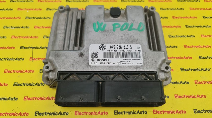 ECU Calculator motor VW Polo 1.4TDI 045906013S, 0281014605, EDC17U01