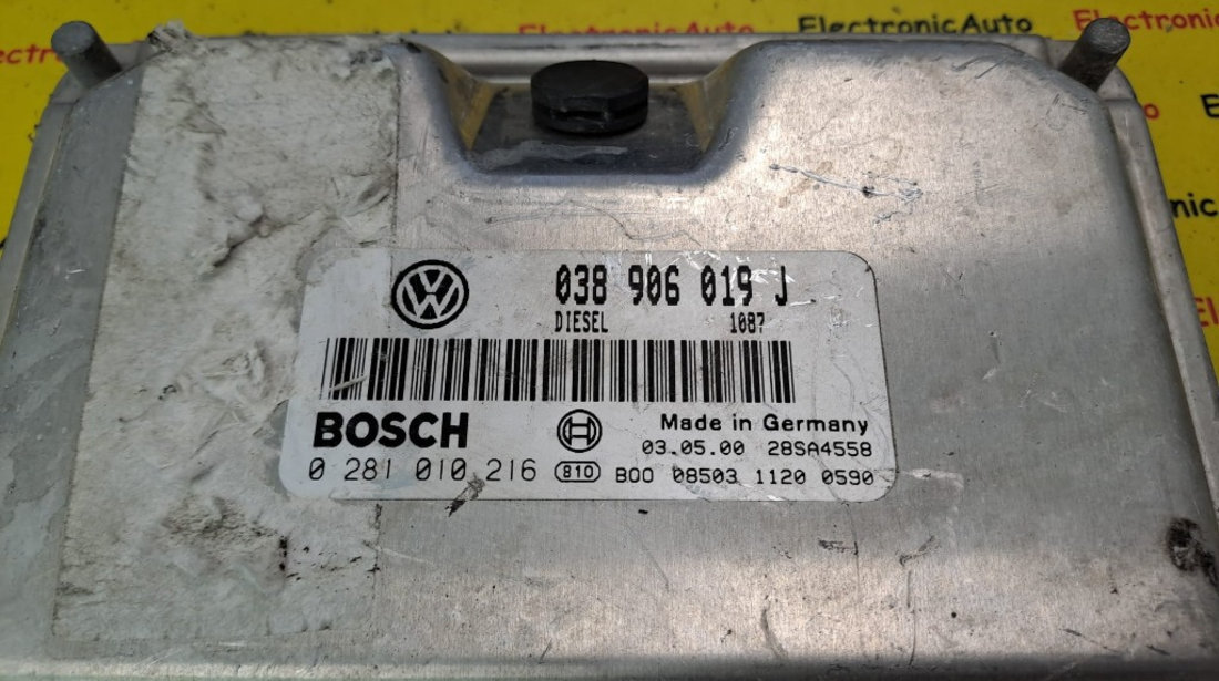 ECU Calculator motor VW SHARAN 1.9 tdi 0281010216 038906019J