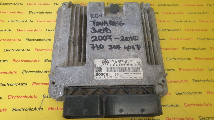 ECU Calculator motor VW Touareg 3.0TDI 7L0907401F, 0281013692