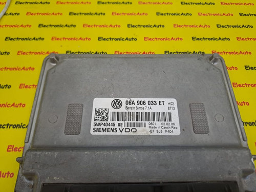 ECU Calculator motor VW Touran 1.6 06A906033ET, 5WP4044502