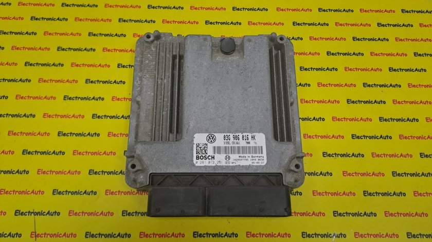 ECU Calculator motor VW Touran 2.0TDI 03G906016HK, 0281012251