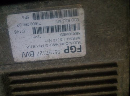 Ecu magneti marelli opel meriva 1.3 cdti cod 55197127