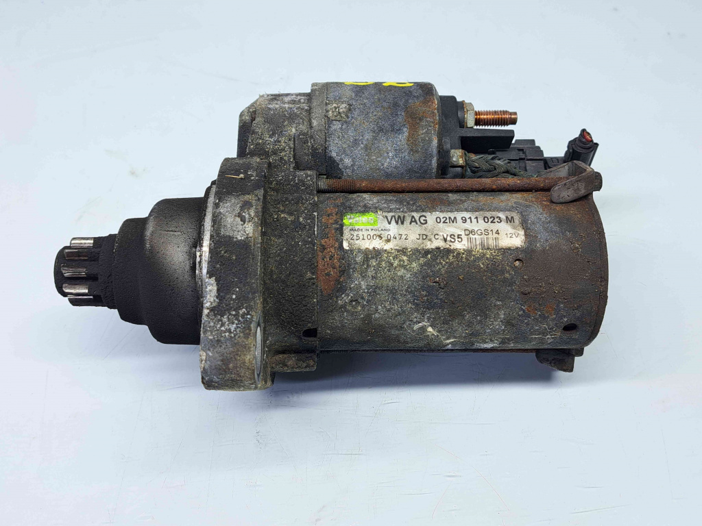 Electromotor, 02M911023M, Audi A3 (8P1), 2.0 TFSI, BWA