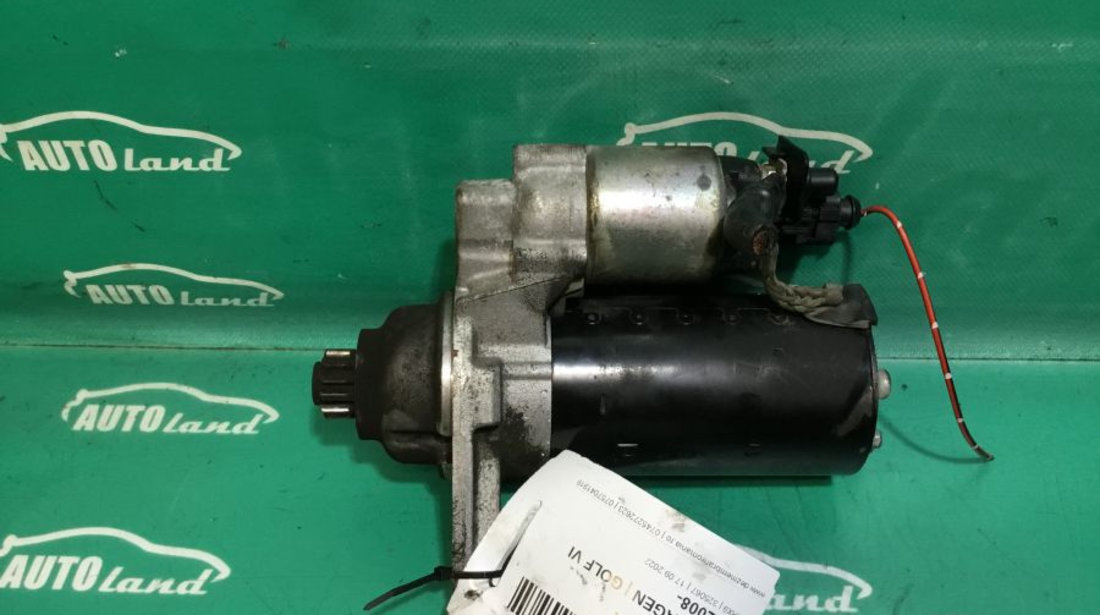 Electromotor 02z911023n 1.6 TDI Volkswagen GOLF VI 2008