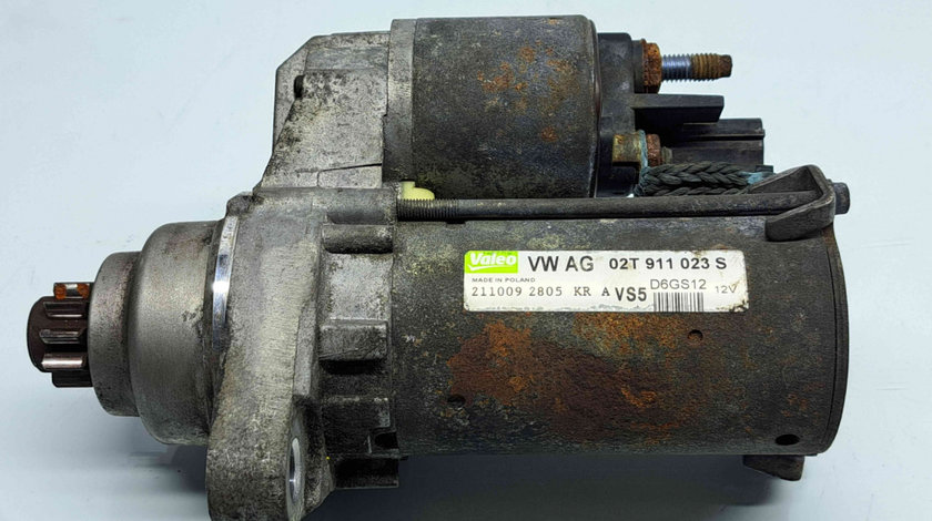 Electromotor 10 dinti Skoda Fabia 2 (5J, 542) [Fabr 2007-2014] 02T911023S 1.2 Benz CGPA 51KW 69CP