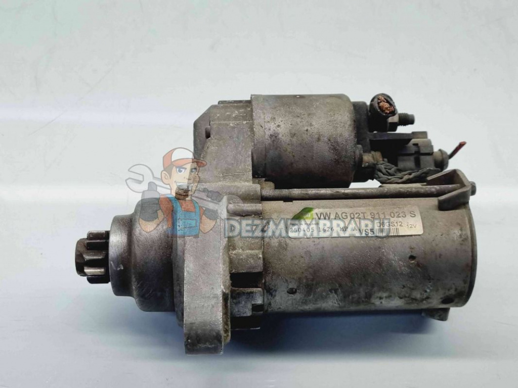 Electromotor 10 dinti Volkswagen Polo (9N) [Fabr 2001-2008] 02T911023S 1.2 Benz BMD 40KW / 54CP