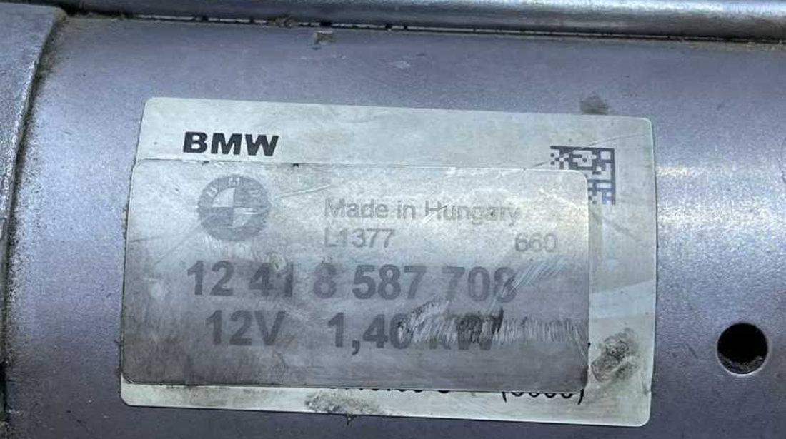 Electromotor 12 Dinti BMW Seria 2 F22 F87 218 220 225 2.0 D N47 2012 - Prezent Cod 8587708 12418587708