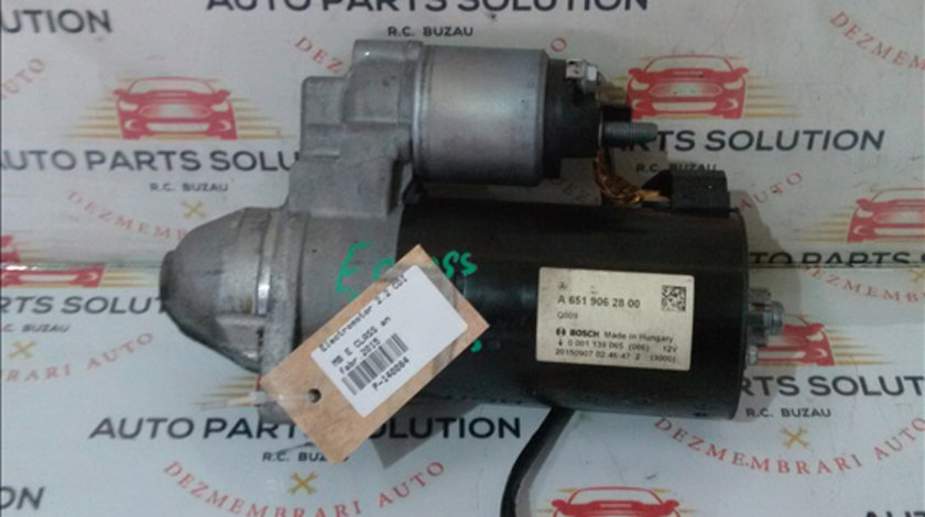 Electromotor 2.2 CDI MERCEDES BENZ E CLASS (W212) 2009-2014