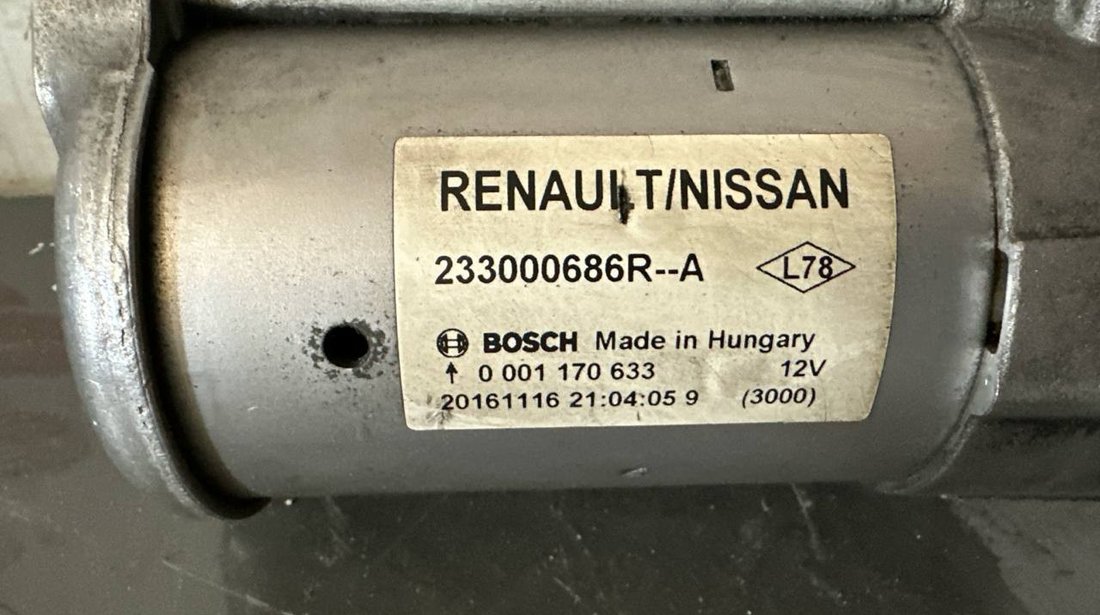 Electromotor 233000686R Renault Grand Scenic IV (R9) 1.6 dCi 160 cai R9M