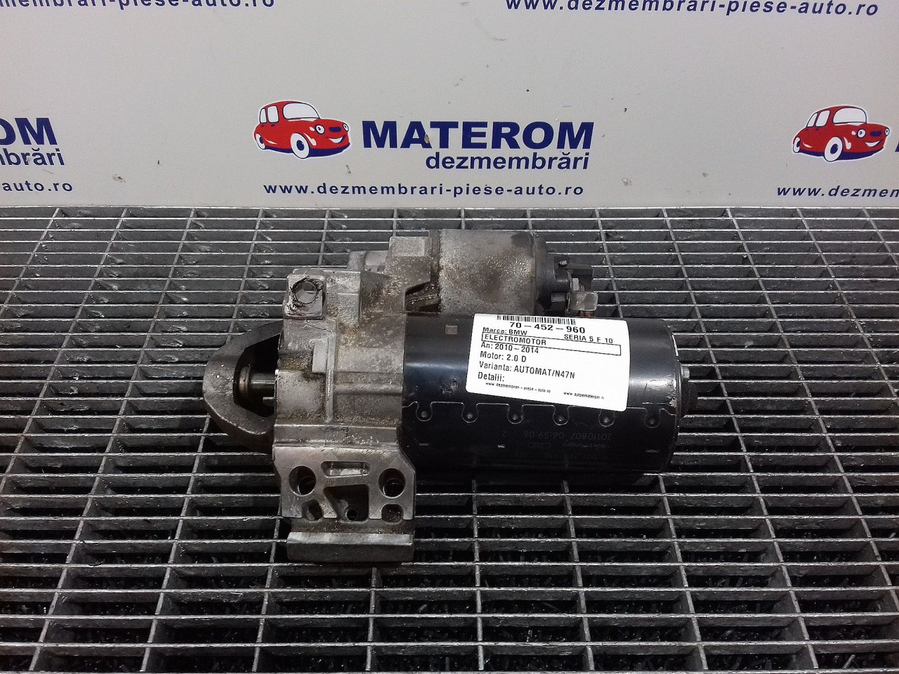 ELECTROMOTOR BMW SERIA 5 F 10 SERIA 5 F 10 2.0 D - (2010 2014)