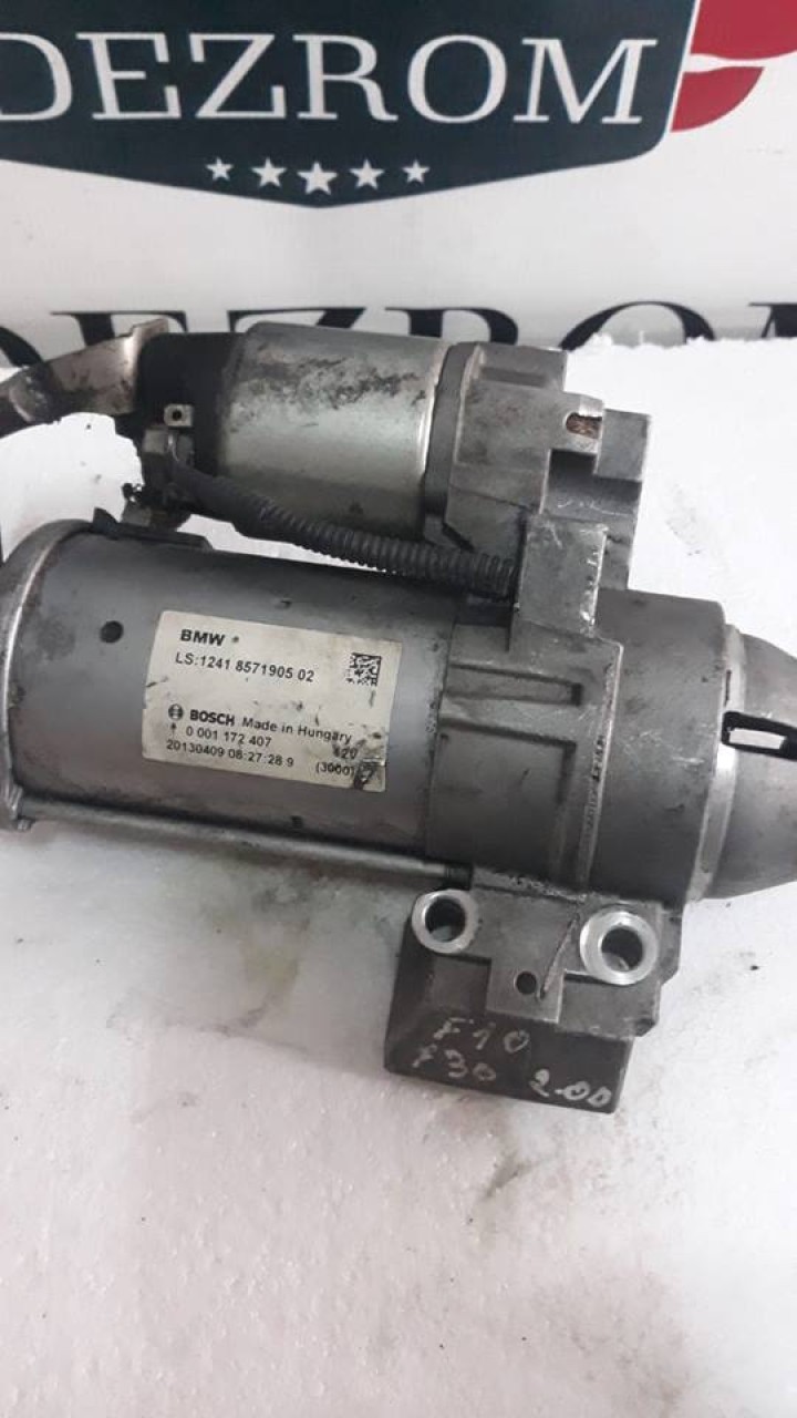 Electromotor bosch 8571905 bmw 3 f30 318d n47d20c 143 cai