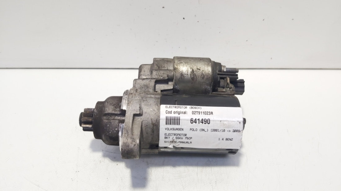 Electromotor Bosch, cod 02T911023R, Seat Ibiza 5 Sportcoupe (6J1), 1.2 TSI, CBZ, 5 vit man (idi:641490)