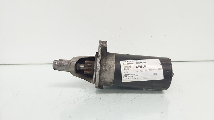 Electromotor, cod 059911023H, Audi A4 (8E2, B6), 2.5 TDI, BDG, cutie automata (idi:659950)