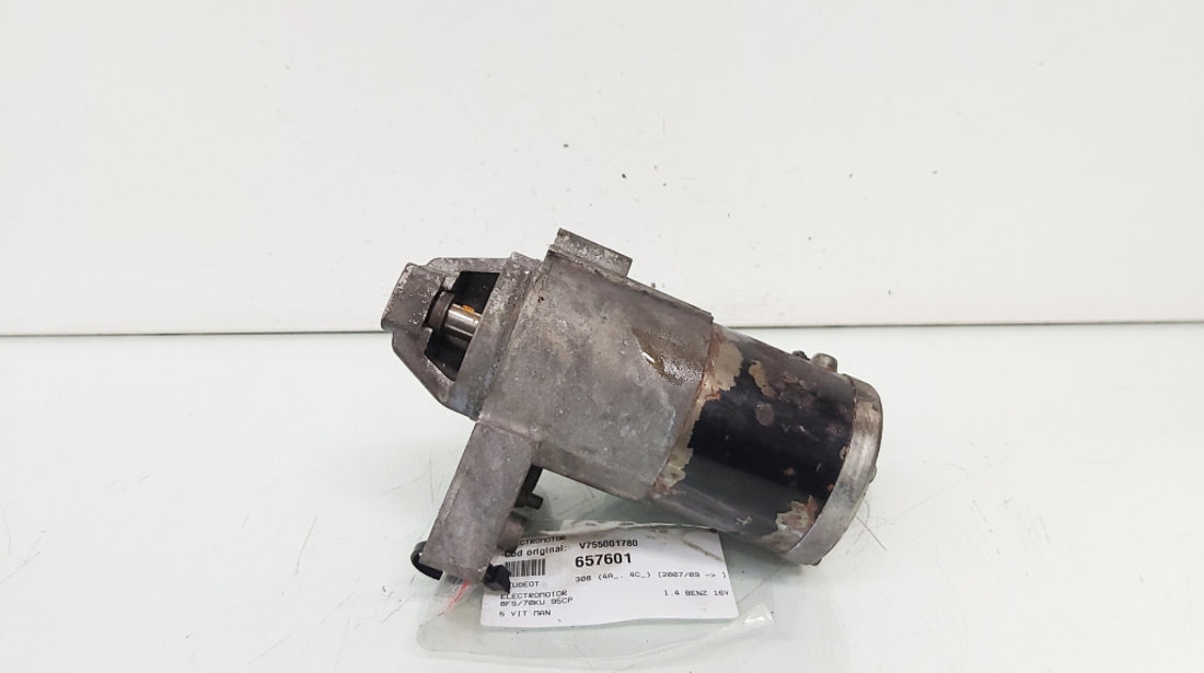 Electromotor, cod V755001780, Citroen C3 (II), 1.4 16V benz, 8FP, 5 vit man (idi:657601)