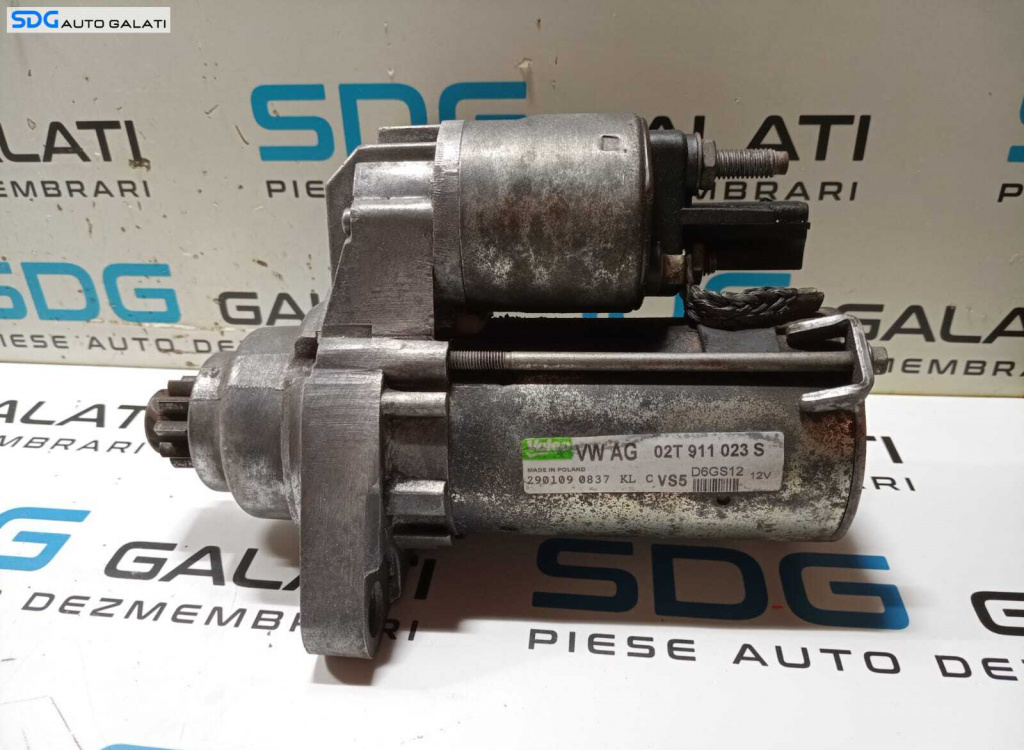 Electromotor cu 10 Dinti Audi A1 1.2 TFSI CBZA 2011 - 2015 Cod 02T911023S D6GS12 [B3618]