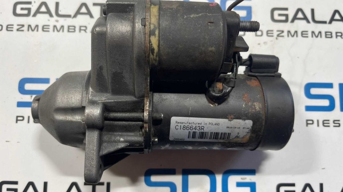 Electromotor cu 10 Dinti Opel Astra G 1.4 1998 - 2004 Cod C186643R D6RA62 [B3289]