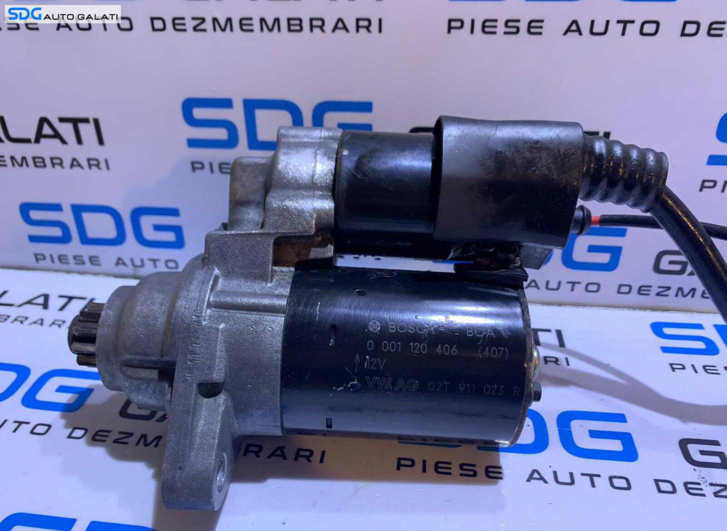 Electromotor cu 10 Dinti Skoda Rapid 1.2 CBZA CBZB CGPC 2012 - 2022 Cod 02T911023R 0001120406 [B3606]