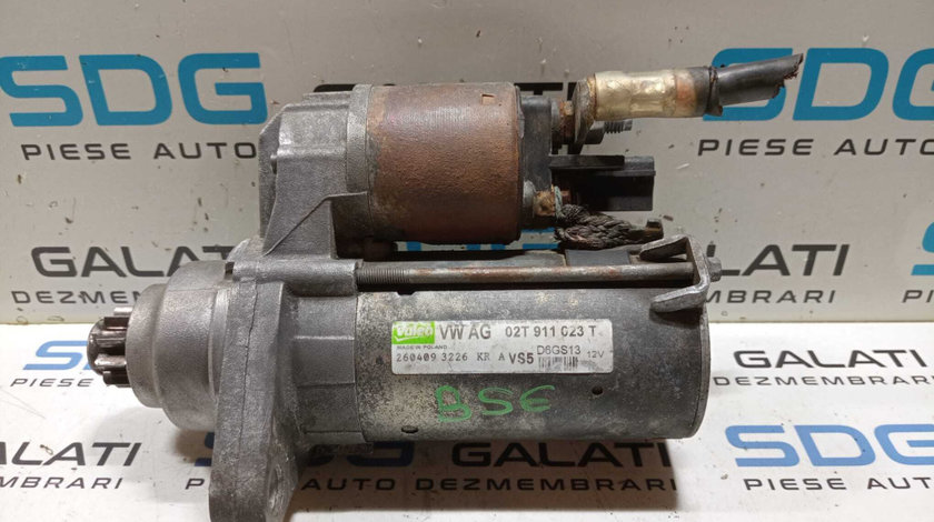 Electromotor cu 10 Dinti Volkswagen Jetta 5 1.6 B BSF BSE 2005 - 2011 Cod 02T911023T [M5839]